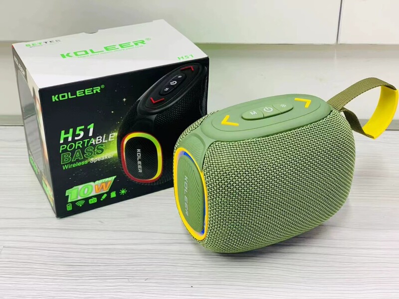 クロスボーダー H51 ワイヤレス Bluetooth スピーカーワイヤレス屋外サブウーファーポータブル TWS 屋外カード Bluetooth 小型スピーカー|undefined