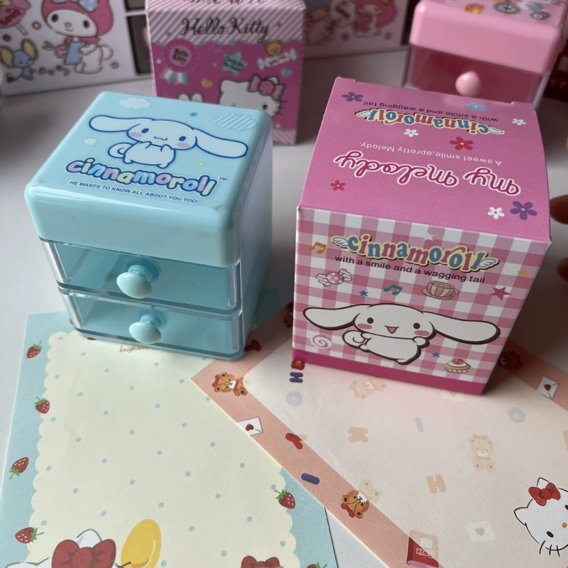 Органайзер для ручек (Sanrio) милая коробка-органайзер с 3 ящиками — маленькие и большие размеры