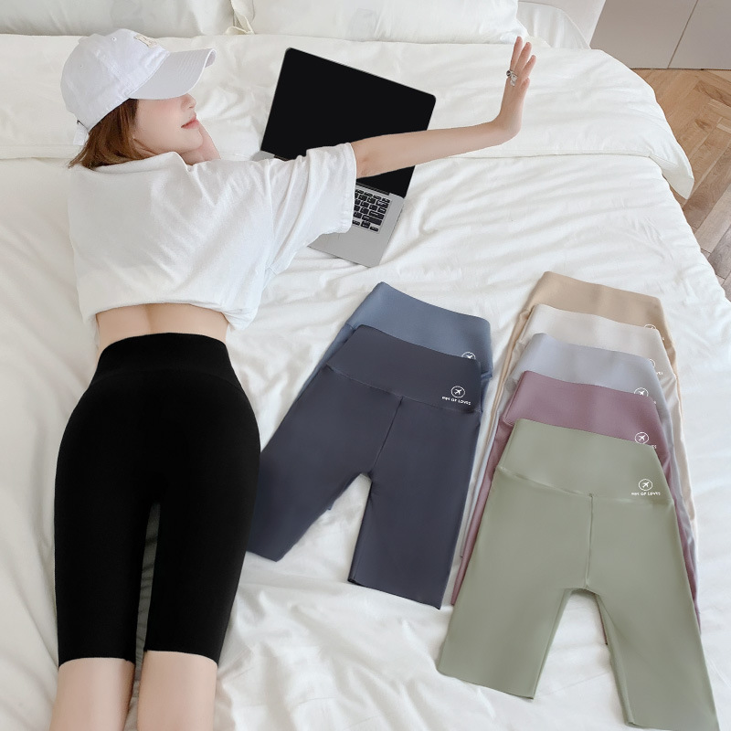 Five-point Shark Pants Women's Summer Thin Safety Pants Anti-light Leggings Aircraft Pants Riding Yoga Pants