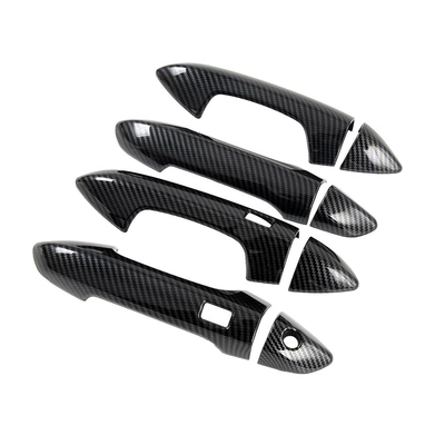 grille trim, exterior decorative strips, Other Automotive Exterior Supplies - smart-handle-left-hand-drive-carbon-fiber-pattern