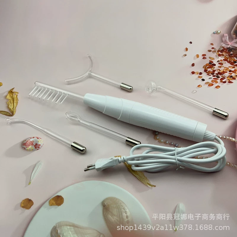 Новый высокочастотный высокочастотный инструмент для электротерапии, расческа для электротерапии, портативный инструмент для удаления прыщей, инструмент для электротерапии с озоном