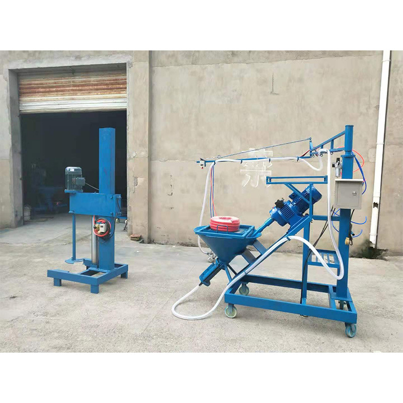 80型螺杆式GRC喷涂机 建筑业用玻璃纤维丝机湿式水泥喷浆机