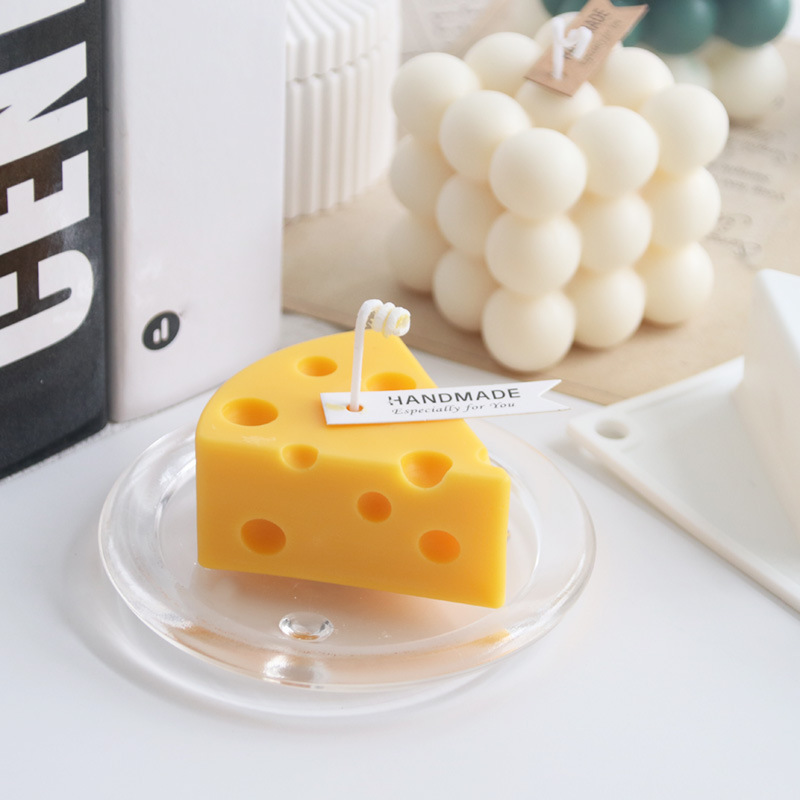 Single three-dimensional cheese mousse cake silicone mold diy soap handmade soap aromatherapy candle grinding tool