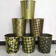 黑色垃圾桶塑料收纳桶商用办公纸篓厕所卫生桶无盖垃圾篓5元赶集