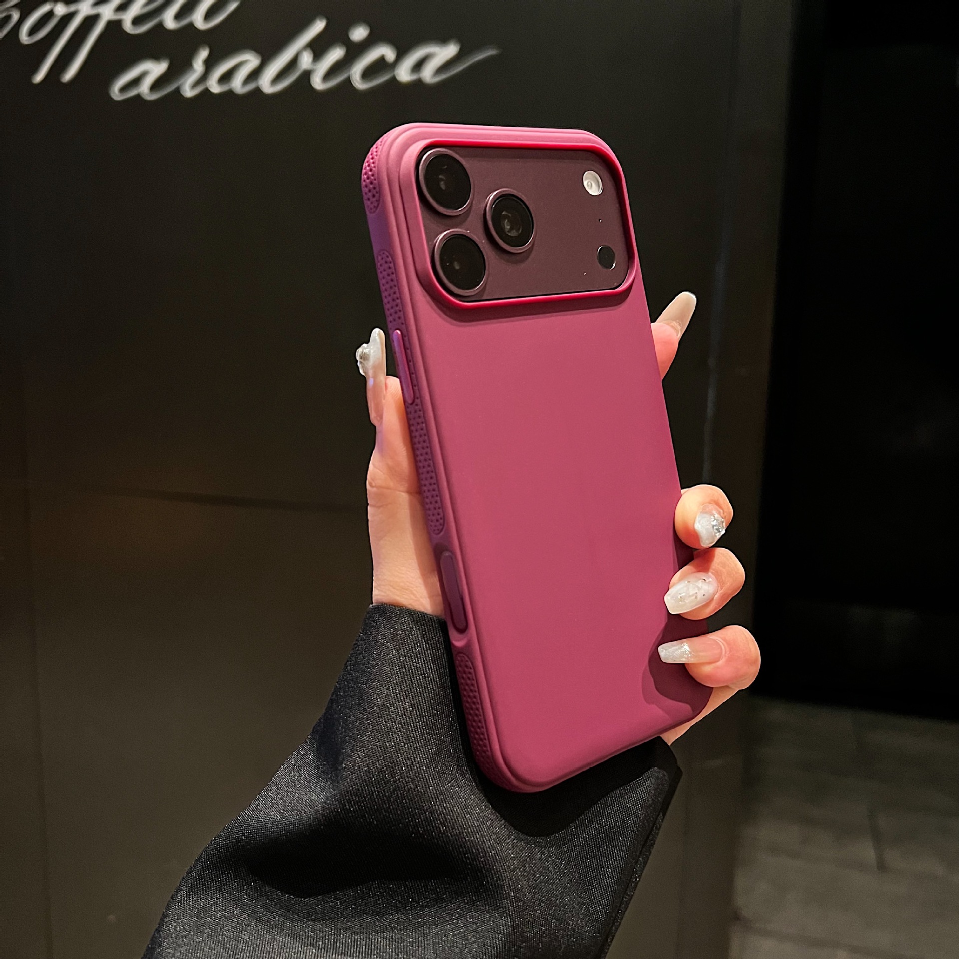 Funda Magnética de Cuero para iPhone, Silicona y Cuero, A prueba de caídas