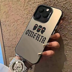 黒のヘッドカバーは、iPhone17、Apple 15 Pro、14、16 Pro Max、12xの携帯電話ケースに適しています。面白くて創造的なデザインで、落下防止にもなります。