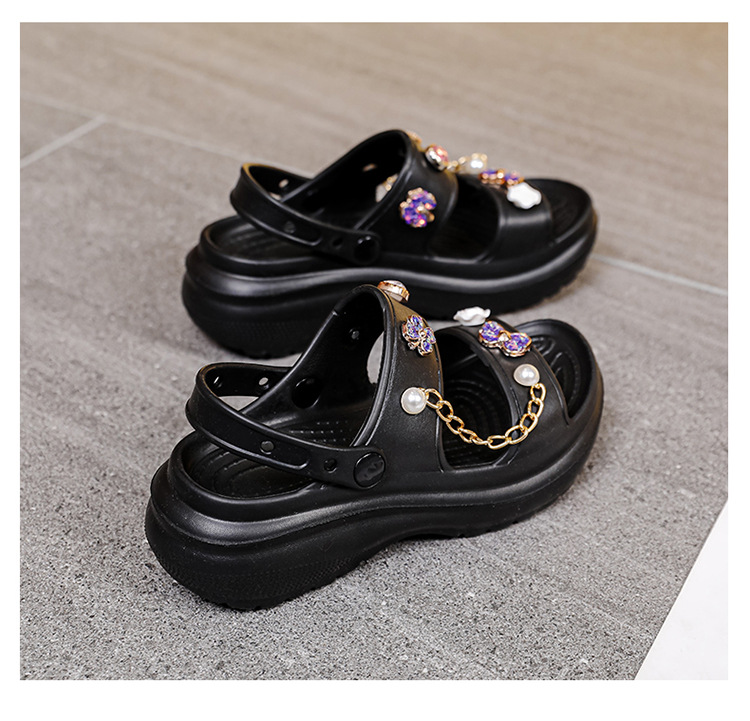 Women's Casual Solid Color Round Toe Platform Sandals display picture 27