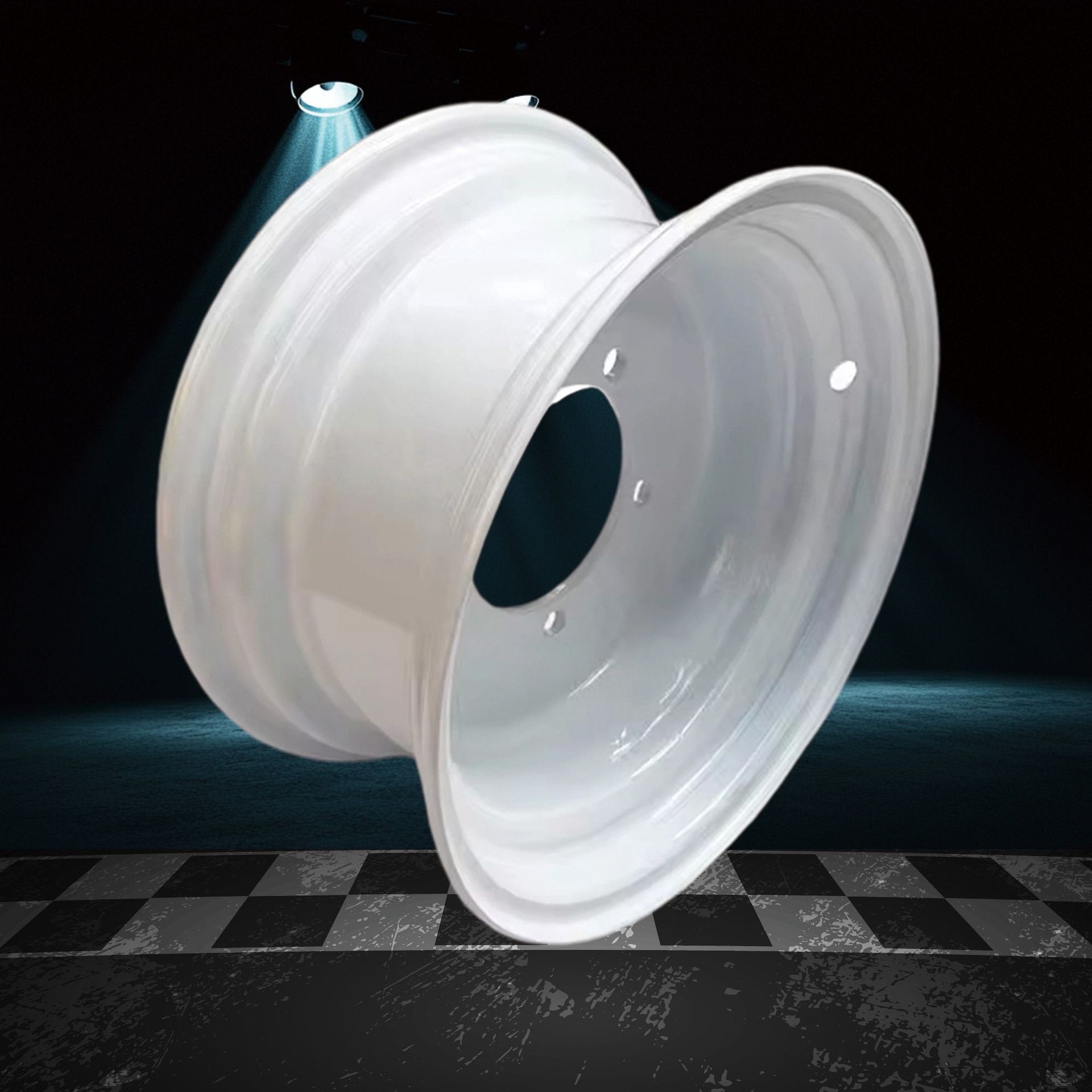 拖车轮毂源头厂家 12×5.5 钢圈汽车车轮全规格轮毂