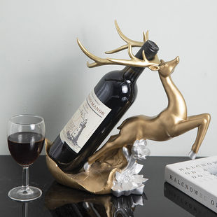 Modern Accessible Luxury Creative Wine Rack Ornaments Home Living Room Wine Cabinet Decorations Scandinavian Wine Bottle Rack
