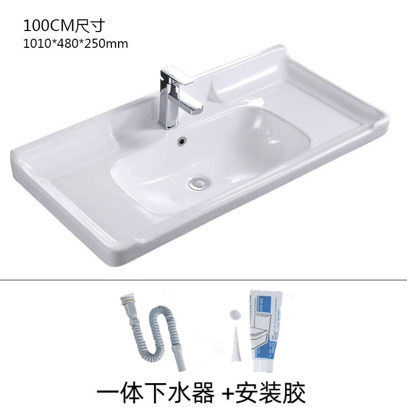 セラミック一体型洗面器、単槽ホーン洗面器、ハイウォーターフレーム洗面器、洗面器キャビネット洗面器、浴室洗面器|undefined