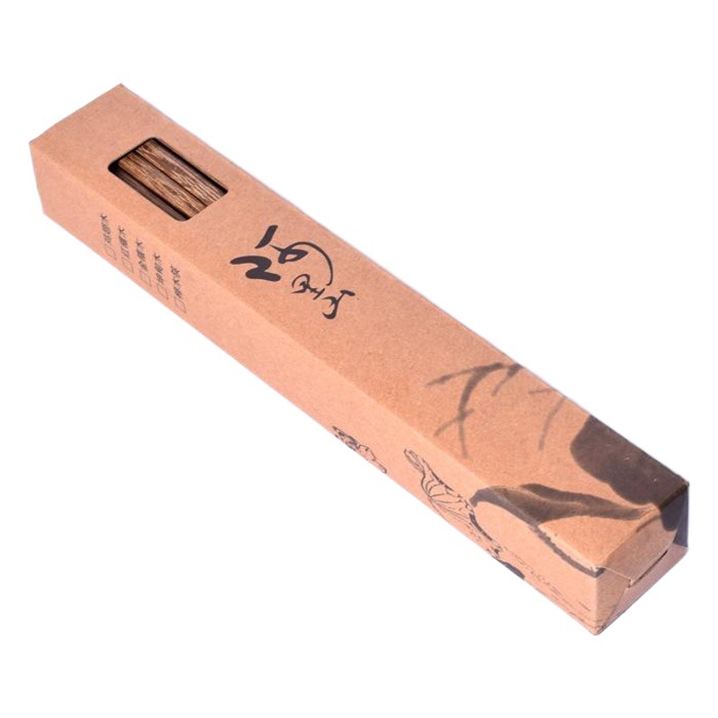 Ala de pollo palillos de madera hogar de madera maciza antideslizante sin pintura sin cera vajilla palillos de sándalo rojo puesto al por mayor tallado LOGO