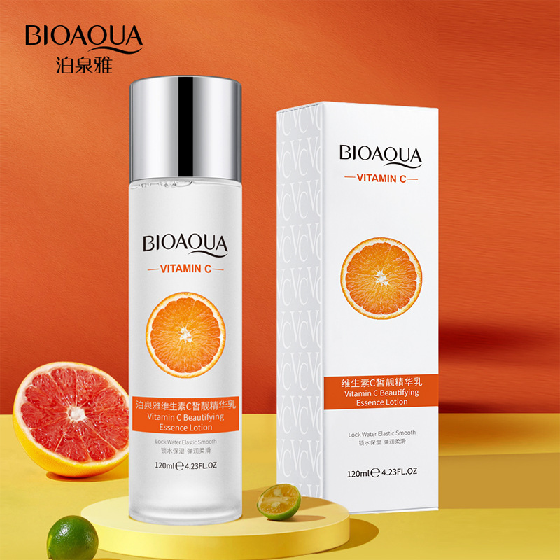 Boquanya vitamina C belleza justa esencia hidratante cuidado de la piel cuidado facial loción hidratante al por mayor