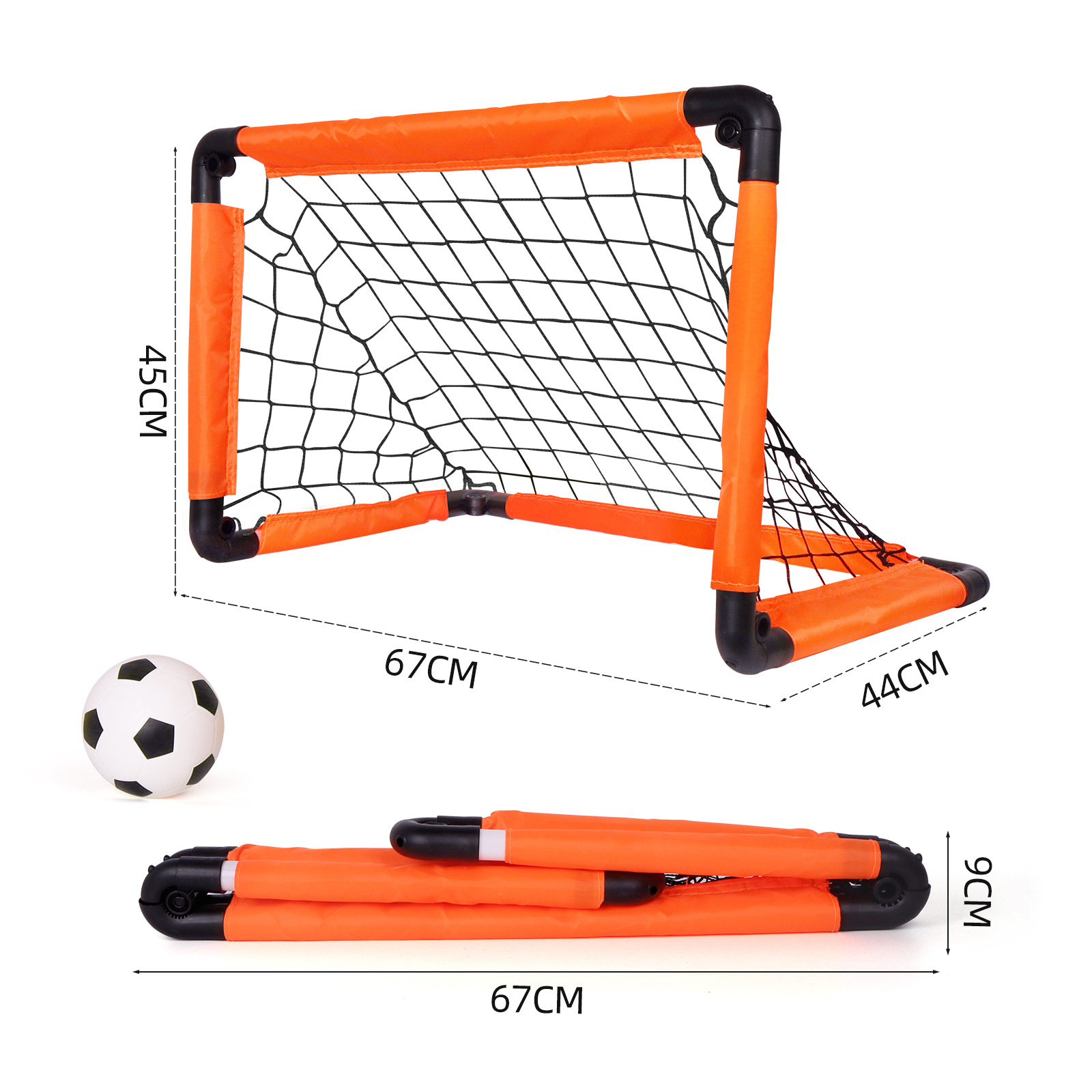 Transfronterizo Amazon plegable de fútbol para niños Puerta de fútbol Red Copa del Mundo portátil deportes al aire libre juguetes interactivos