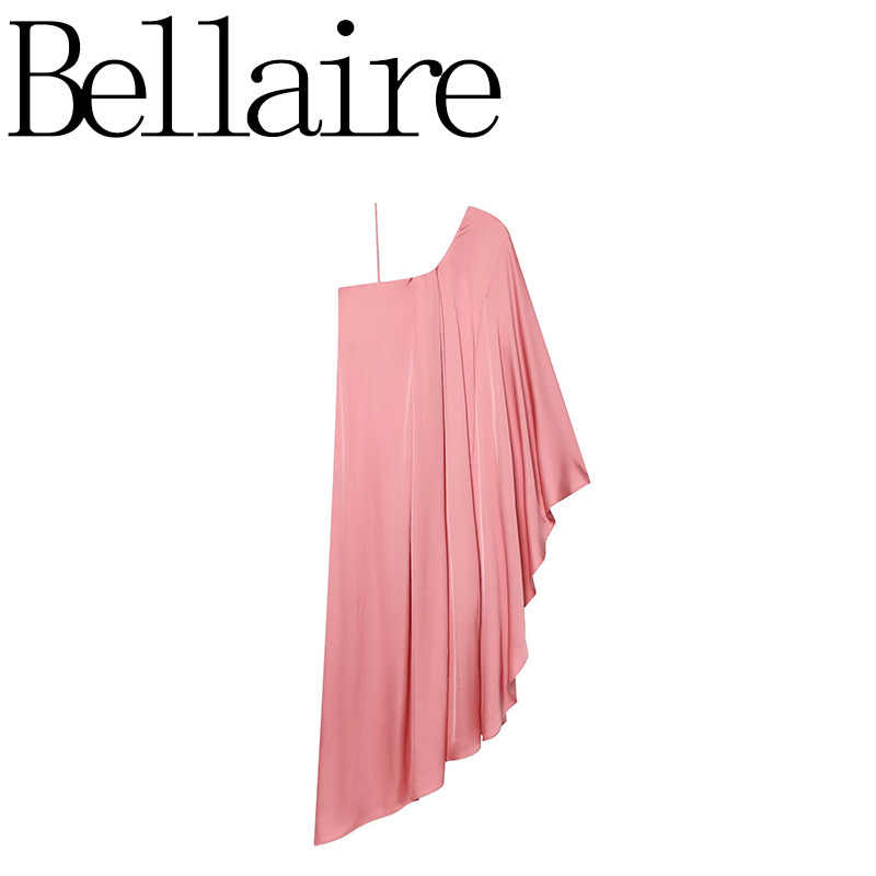 Za Foreign Trade Wholesale European and American Style French Women's Fashion Versatile Satin One-Shoulder Kaftan Dress 1340072 Za Foreign Trade Wholesale European and American Style French Women's Fashion Versatile Satin One-Shoulder Kaftan Dress 1340072