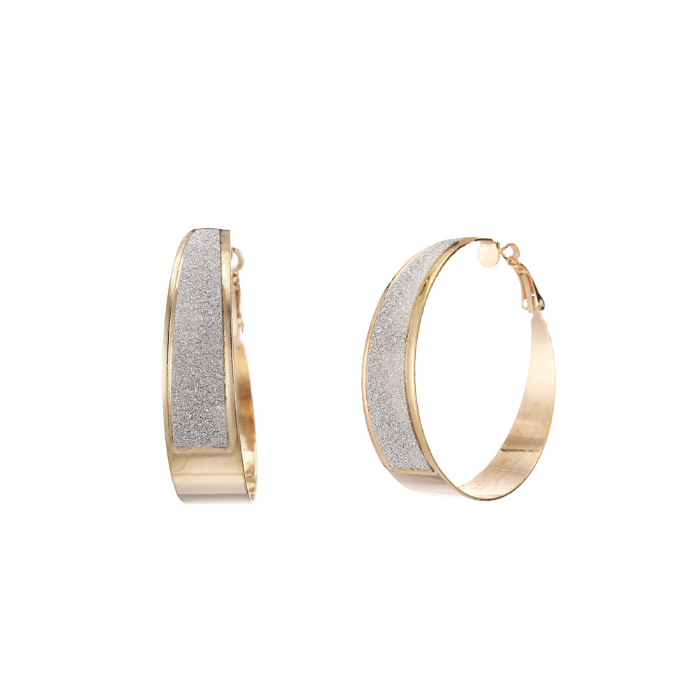 Exaggerated Round Earrings - Trendy Accessory