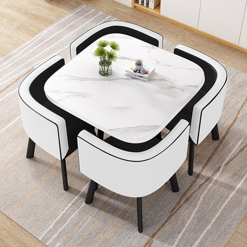 White stone root + black and white two-color leather + black creel