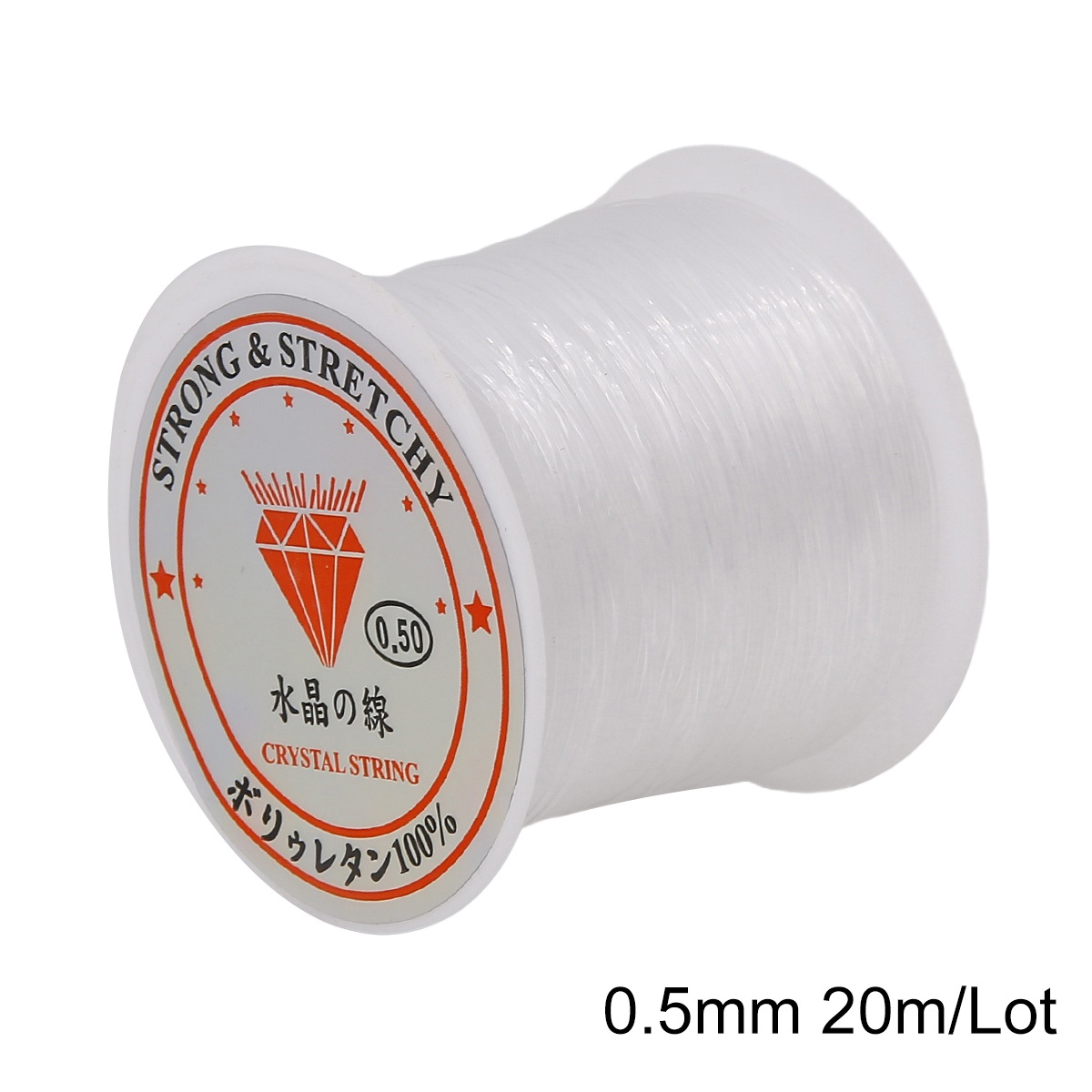 The thickness of 0.5mm transparent white about 20 m/roll