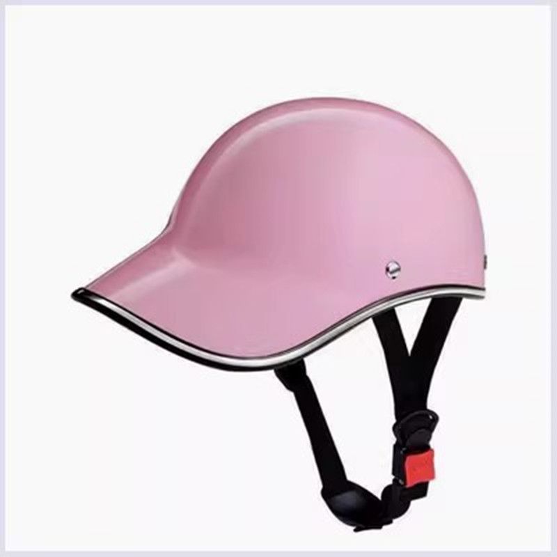 電気自動車ヘルメット、軽量夏用日焼け止め野球帽、男性と女性向けのトレンディなカモノハシハット、ファッショナブルなつば広ハーフヘルメット