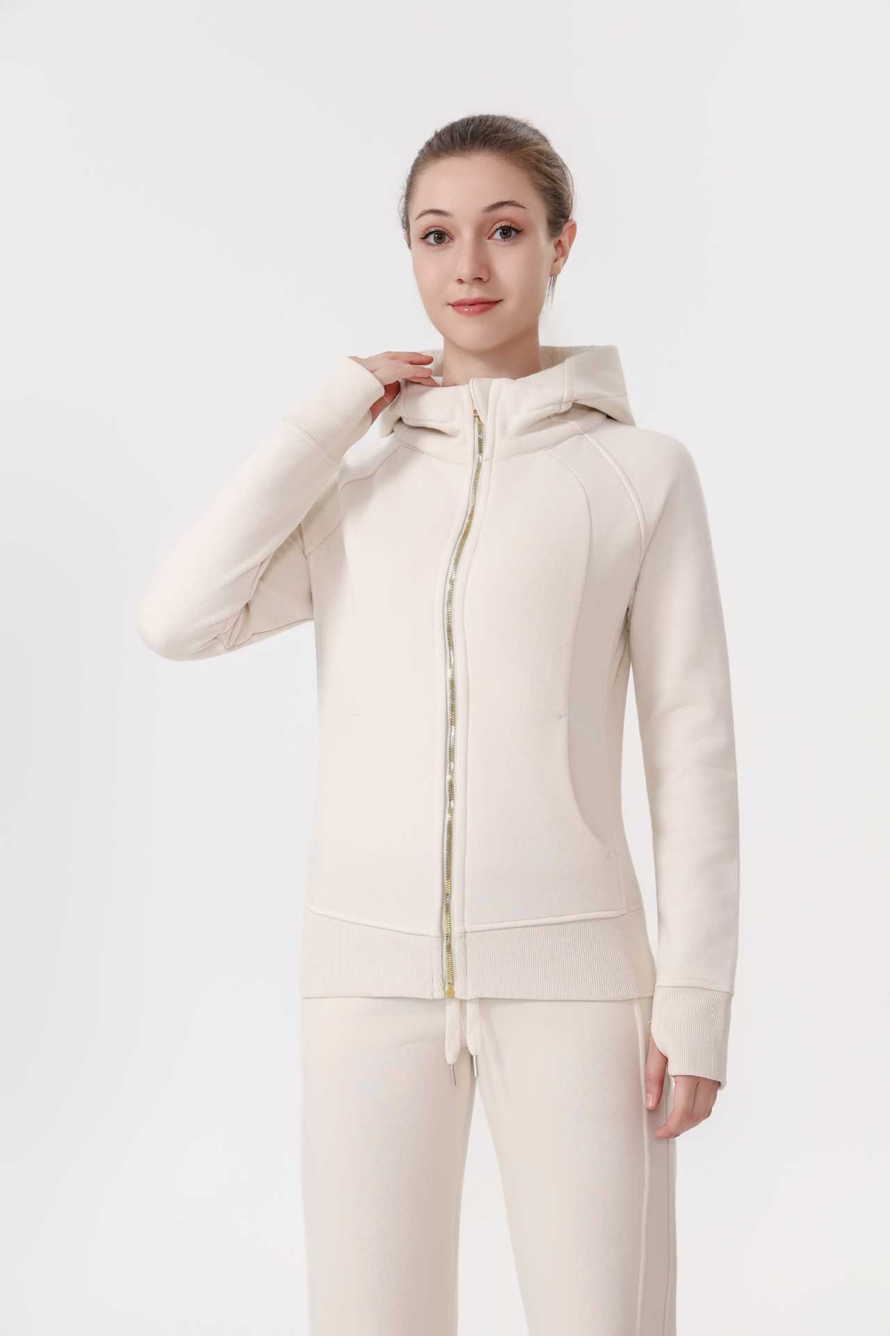 Bone platinum [slim sweatshirt]