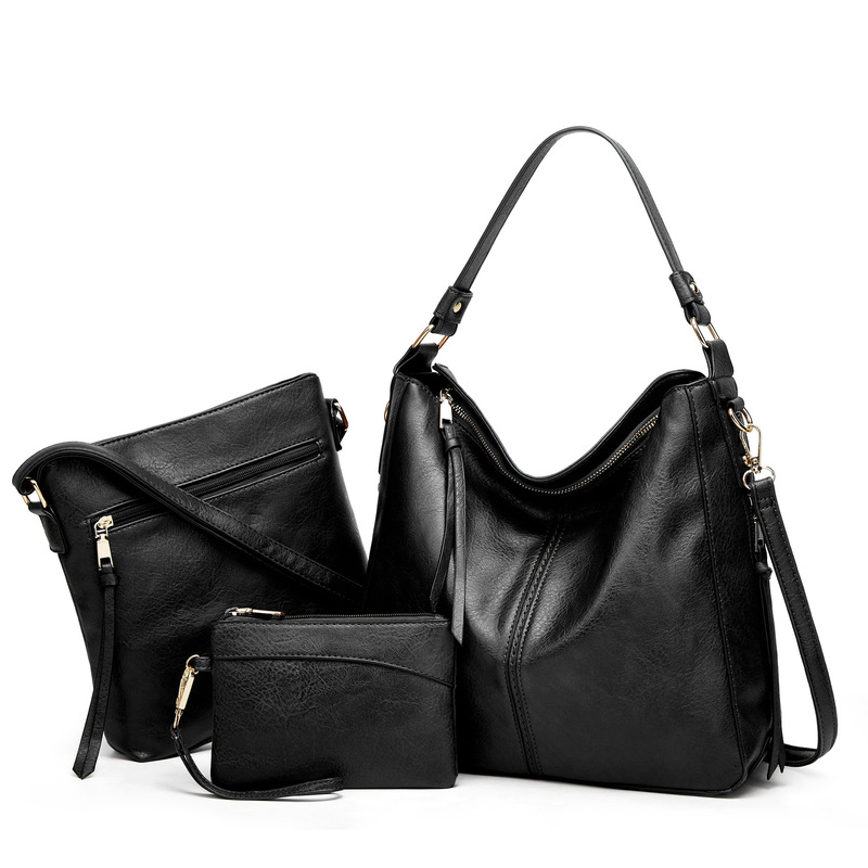 Foreign Trade Wholesale Women's Bags 2026 New European and American Fashion Large Capacity Tote Bag Shoulder Bag Set Bag Foreign Trade Wholesale Women's Bags 2026 New European and American Fashion Large Capacity Tote Bag Shoulder Bag Set Bag