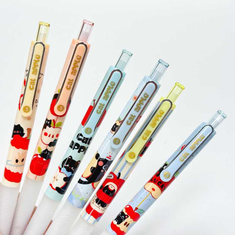 YSWH苹果猫系列活动铅笔高颜值书写不卡纸防断芯铅笔套装0.5mm|undefined