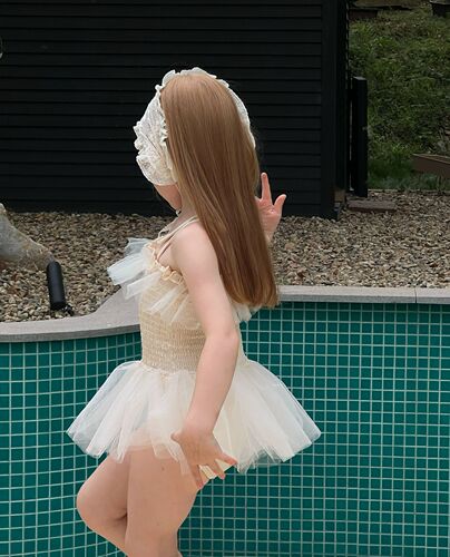  summer new children's one-piece swimsuit girls' one-piece swimsuit children's tutu skirt