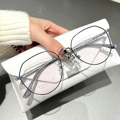 Mirror 1 Anti-blue Light Myopia Glasses Wholesale T848 Frame Eyeglasses Frame for Men and Women Simple Style Internet Popular Glasses Frames