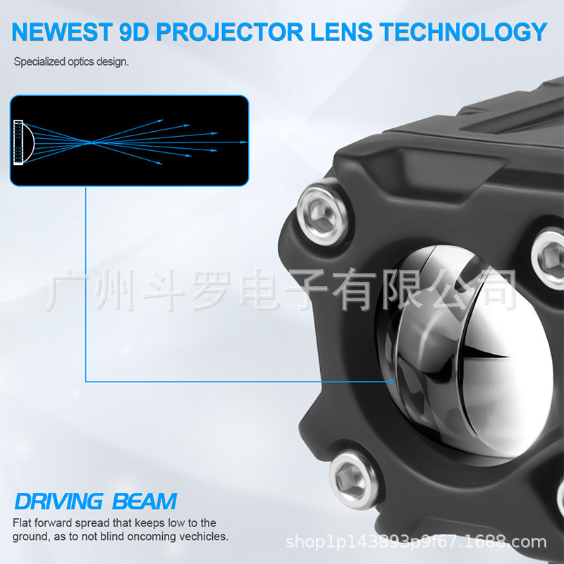 Motorcycle-LED-Headlight-Auxil