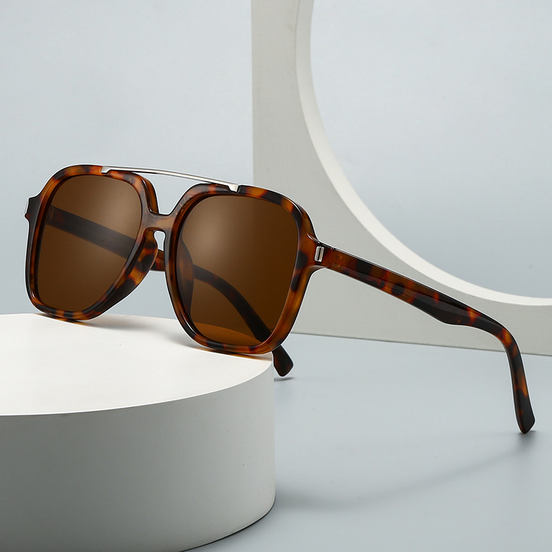 Foreign Trade Cross-Border Large Frame Sunglasses for Women European and American Street Photography Ins Glasses Model Square Modern Sunglasses 5A223