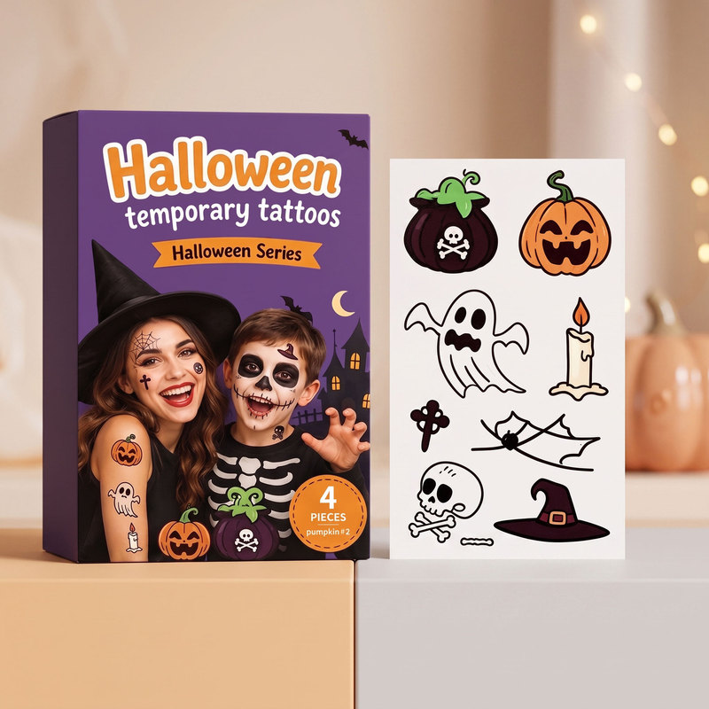 Halloween tattoo stickers # Pumpkin 2 Daily Personalized Natural Color Tattoo Stickers Easily Create a Festive Atmosphere Halloween tattoo stickers # Pumpkin 2 Daily Personalized Natural Color Tattoo Stickers Easily Create a Festive Atmosphere