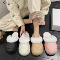 Демисезонная сумка, съемные тапочки для отдыха, тёплая флис comfortable обувь для беременных, мягкая подошва