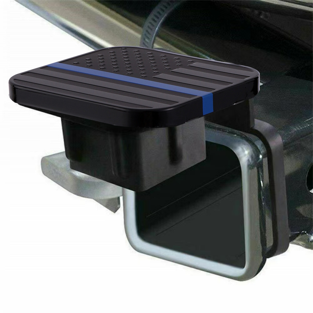 Transfronterizos accesorios de modificación de coche tapa remolque gancho polvo enchufe boca cuadrada cubierta protectora 2 pulgadas 51mm cubierta de tracción