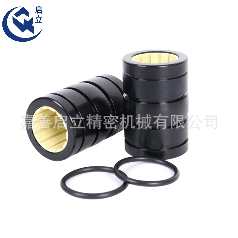 嘉善启立互换OBK36-d10自调心型铝塑滑动轴承yhd工程塑料直线轴承