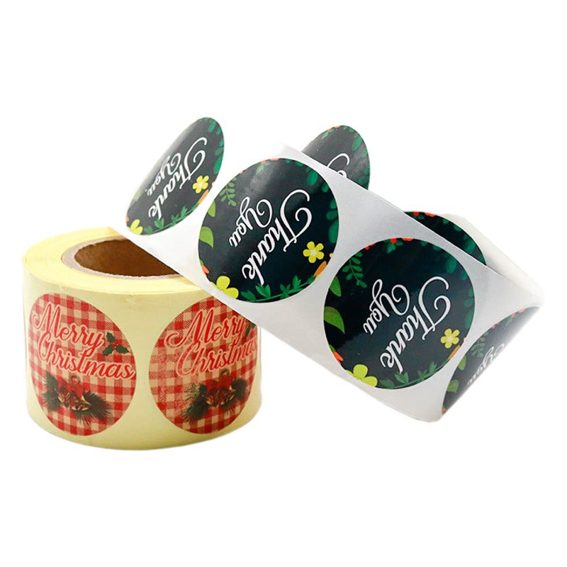 Спасибо в форме сердца подарочные уплотнительные наклейки небольшая партия на заказ спасибо декоративные наклейки DIY подарочные декоративные наклейки