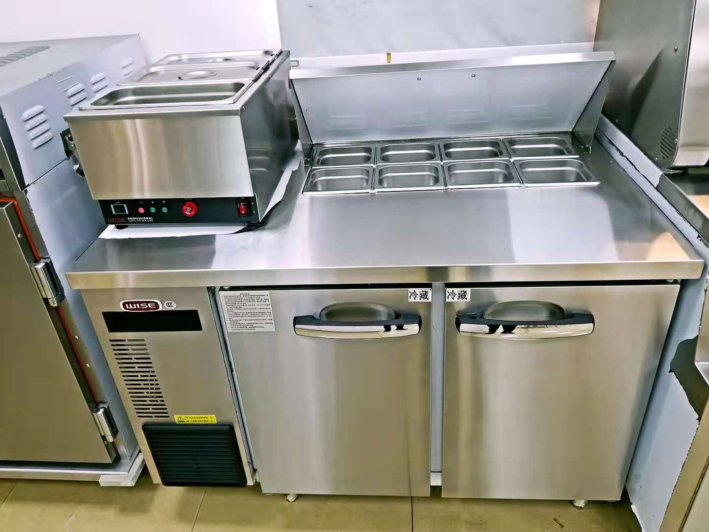 振智沙拉吧工作台实物