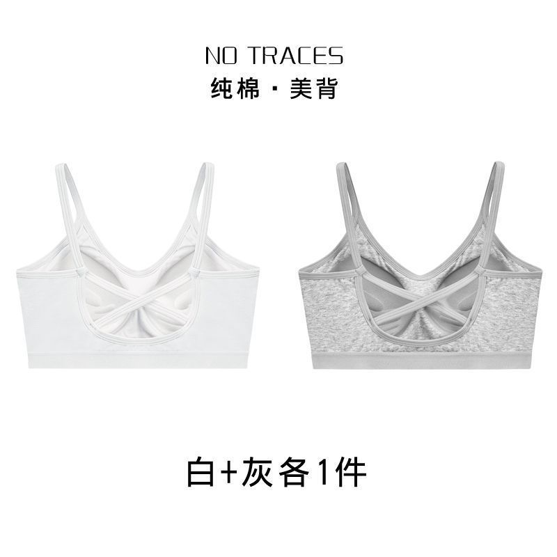 Copa fija ropa interior de mujer espalda sin anillo de acero sujetador de elevación contra caída de pecho ropa interior deportiva fábrica de comercio