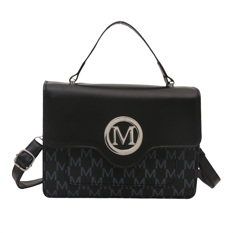 Bolso de moda coreano para mujeres 2024 invierno nuevo estilo retro simple bolso cuadrado de estilo extranjero nicho bolso de hombro