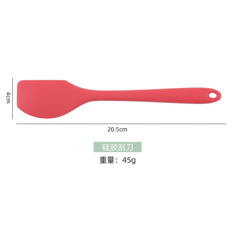 Factory wholesale integrated silicone scraper baking tool DIY cake cream wiping knife home jam and knife