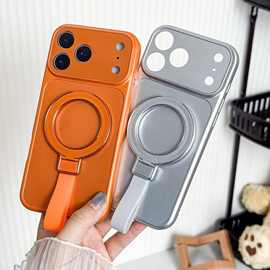 秒变17适用iPhone16旅行多彩360磁吸支架苹果15手机壳14保护套