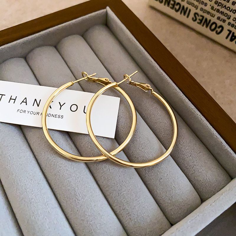 Aguja de plata, anillo de oreja rojo Encola, pendientes de temperamento de nicho retro de moda, pendientes europeos y americanos, lujo ligero, mujeres de alta gama