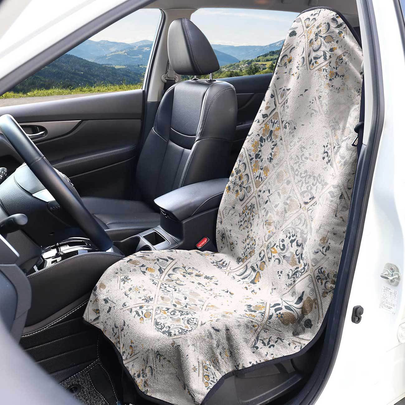 Car seat towel cover front seat protector suitable for gym and exercise, universal for all seasons, car use 76