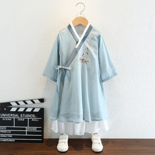 Hanfu Boys Chinese Style 2024 New Baby Spring and Autumn Tang Suit Ancient Style Grab Week Dress Children's Autumn suit for Men