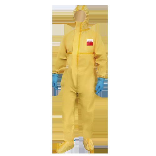 King's GAJ3000 chemical protective suit yellow C-level chemical protective suit anti-static anti-strong acid and alkali spray paint work clothes 