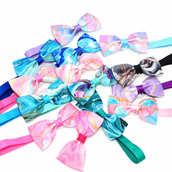 marble bow tie with bow