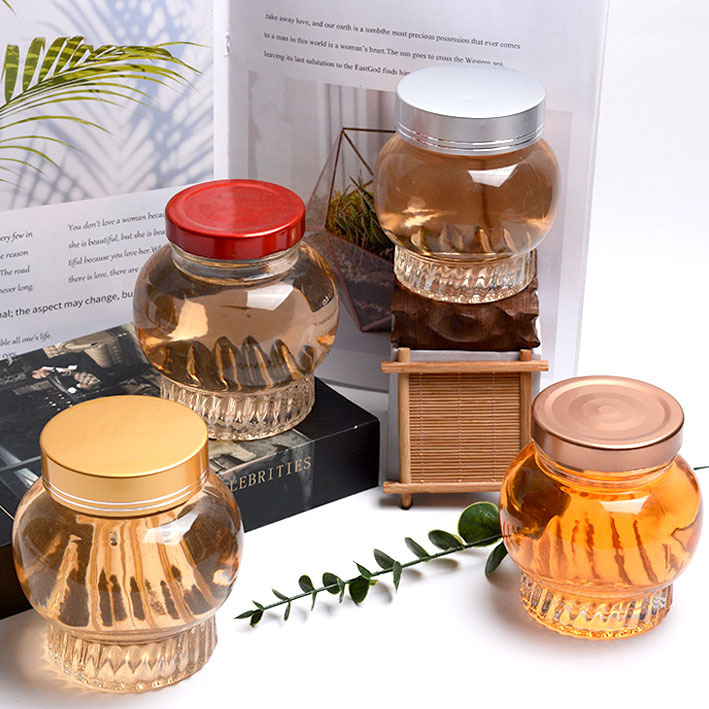 厂家批发透明灯笼型鲜炖燕窝瓶玻璃瓶蒸煮分装空瓶耐高温加厚玻璃