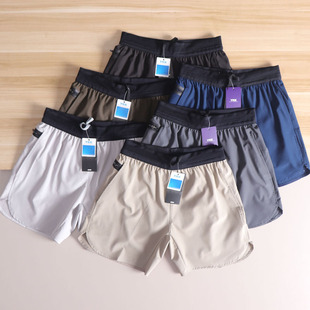 Jogging Training Pants! Summer Men's Thin Laminated Zipper Moisture-Absorbent Breathable Laser Perforated Sports Shorts