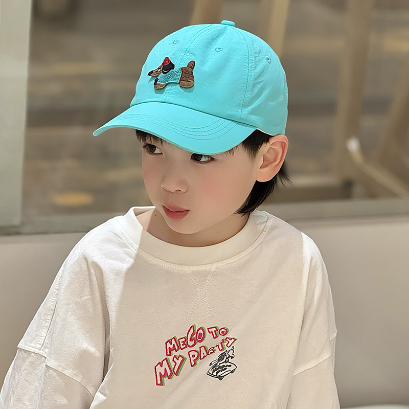 Sombrero de béisbol para niños, cachorro rosa, primavera y otoño 2025, nueva chica, lengua de pato, tesoro, rufián, hermosa calle frita, primavera de verano