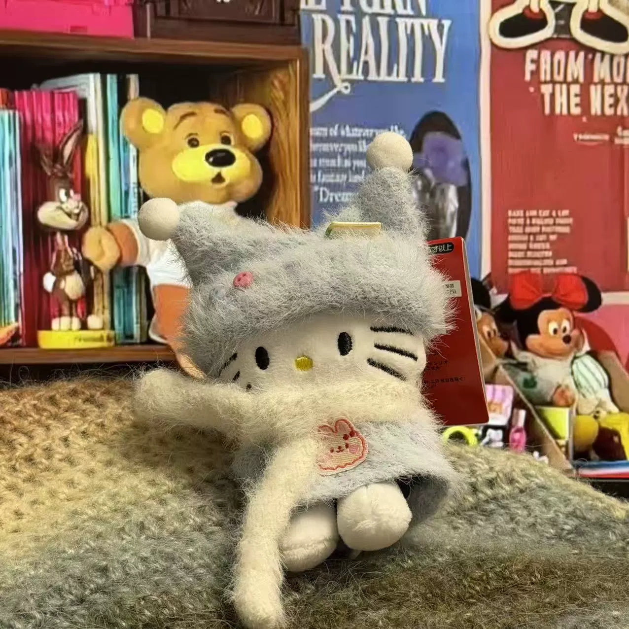 Плюшевая подвеска-брелок для ключей (Hello Kitty) симпатичная кукла, мягкая мини-плюша 10+ вариантов дизайна, подарок 0.038 кг