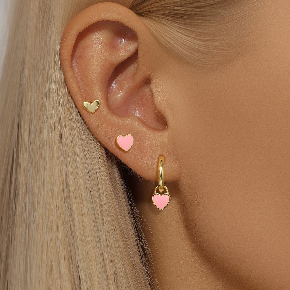6g Weight 925 Sterling Silver Ear Needle Material Earrings Classification 3 Pieces Quantity Holiday, Travel, Daily Occasion 925 Sterling Silver Material Geometric Pattern Women's Gender Plating Design Simple Style Style 3 Pieces 925 Sterling Silver Geometric Earrings 5