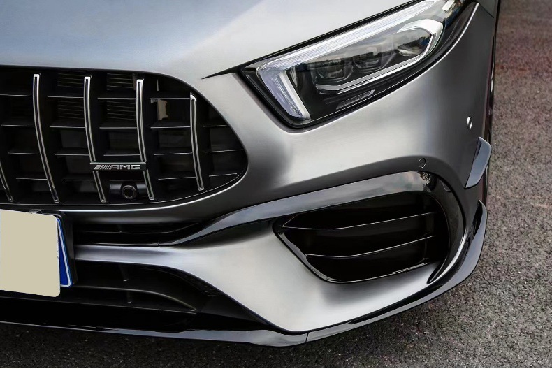 Applicable to 19-25 Mercedes-Benz A- Class W177 to A45amg Simple Narrow Body Encircling Front and Rear Bars Rear Lip Middle Net Cover Tail Throat